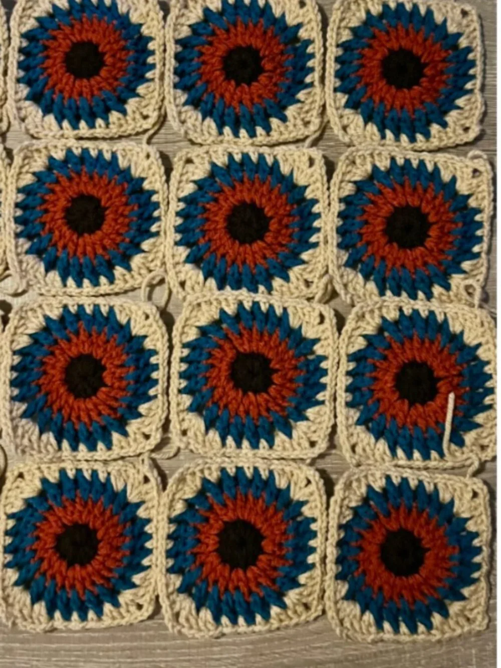 20 Handmade Starburst Squares - Cold Bloom DIY Fashion & Home